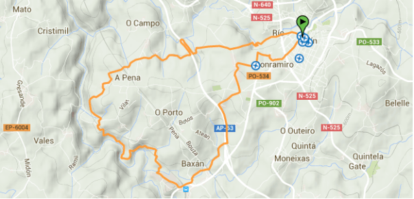 Mapa Longo - Sestelo